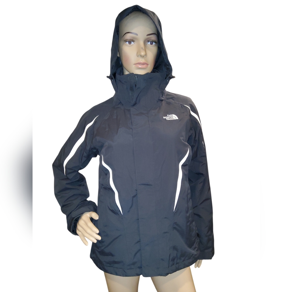 The North Face Black/White 3 in 1 Winter Jacket Womens Size Small.